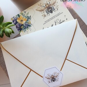 Little Honey is on the Way Baby Shower Sealing Stickers