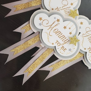 Cloud Themed Baby Shower Corsage | Heaven Sent | Rainbow Baby | Thank Heaven for Babies | Sent from Above | Gender Neutral