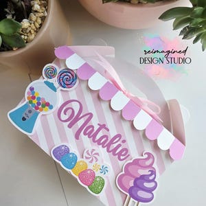 Candyland Favor Box Mini | Candyland Birthday Favors | Sweet Shop Birthday |