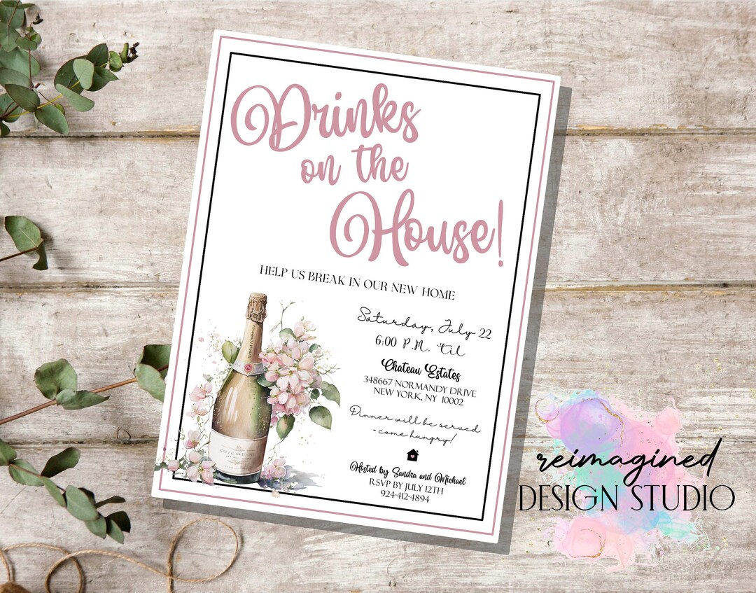 Housewarming Invitation Printable | Customizable Housewarming ...