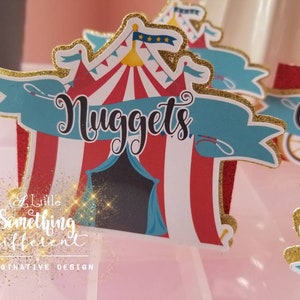 Decoración de fiesta de circo Suministros Decoración / Carnaval / Lugar tarjetas / Feria