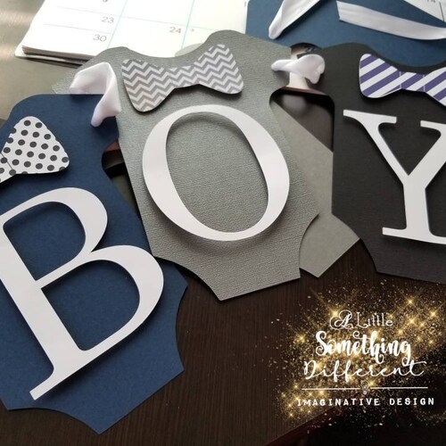 Little Man Baby Shower Decorations / Bow Tie Banner / Supplies Etsy