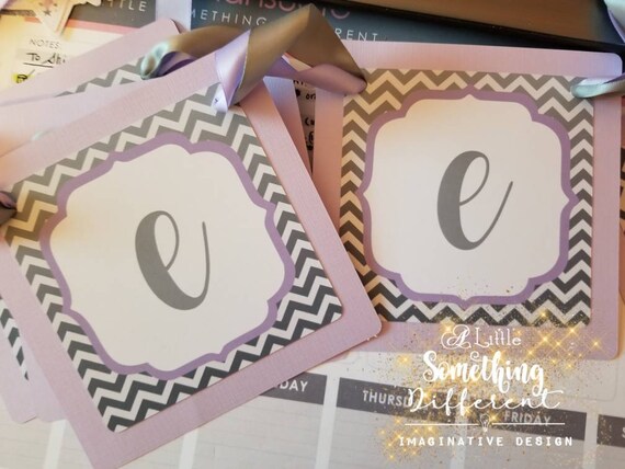 Purple And Gray Elephant Baby Shower Decorations Supplies Etsy
