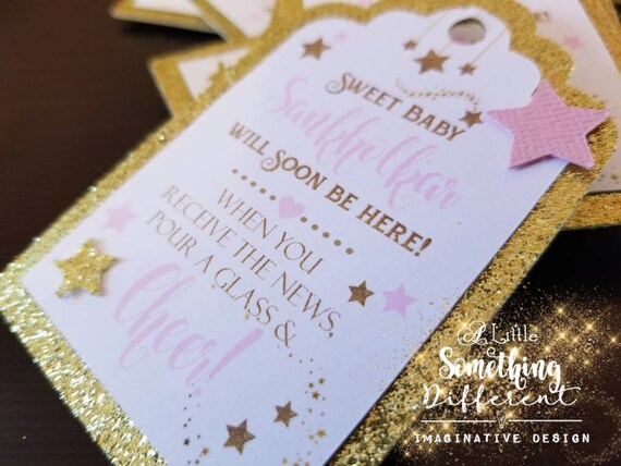 twinkle twinkle little star favor tags