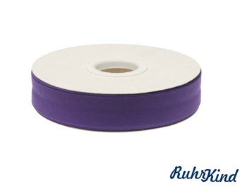 Schrägband 20mm Violett