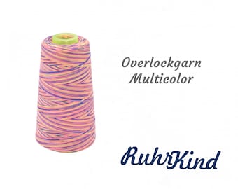 Overlockgarn Multicolor #103 Neon / 3000 Yards / 2700 Meter / für strapazierfähige Nähte