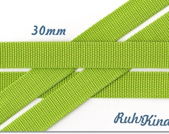 Gurtband - Lime - 30mm