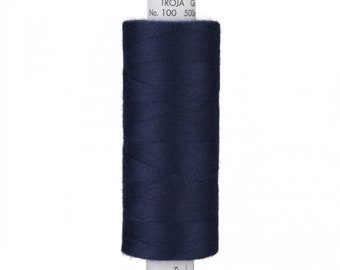 Filo da cucito Troja 500 m Amann Mettler #0825 Navy