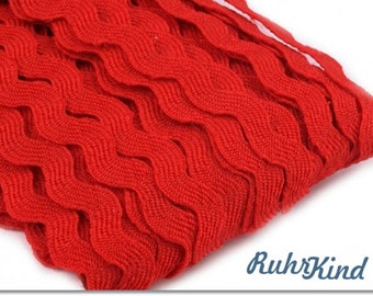 Zackenlitze Rot 5mm - 3 Meter