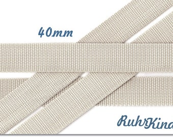 Gurtband - Beige - 40mm