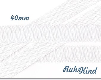 Webbing - White - 40 mm