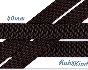 Webbing - Brown - 40 mm