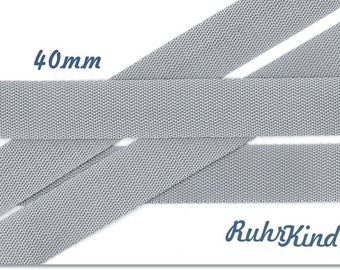 Webbing - Light grey - 40 mm