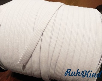 1 meter rubber band white 10 mm