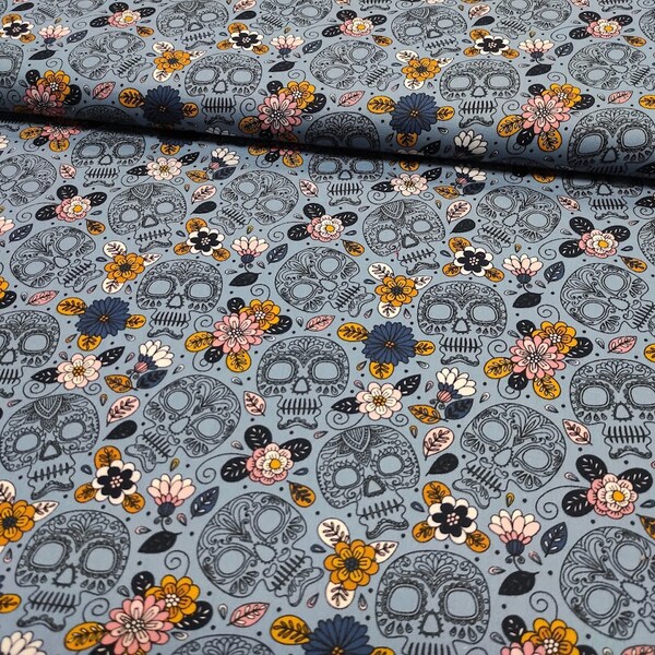 Webware Skulls Jeansblau