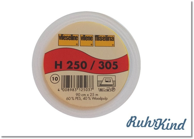 0,5m Vlieseline H 250 Weiss