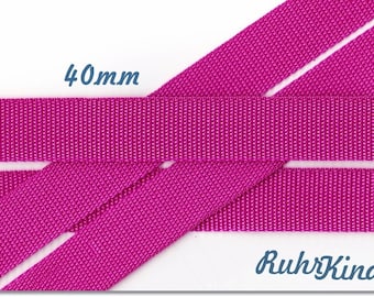 Webbing - Magenta - 40 mm