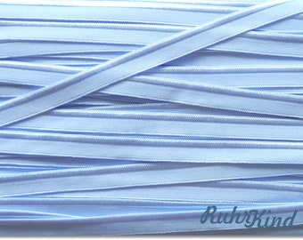 Elastisches Paspelband - Hellblau