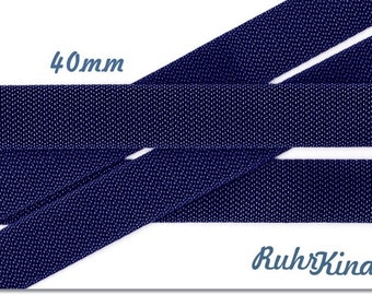 Webbing - Dark Blue - 40 mm