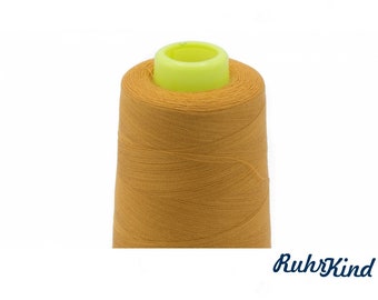 Overlock Thread #586 Mustard / 3000 yards / 2700 meters / for durable seams