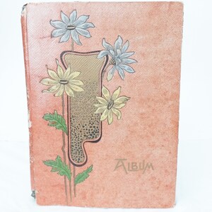 1910s Edwardian Geprägtes Fotoalbum Unbenutzt 24 Seiten