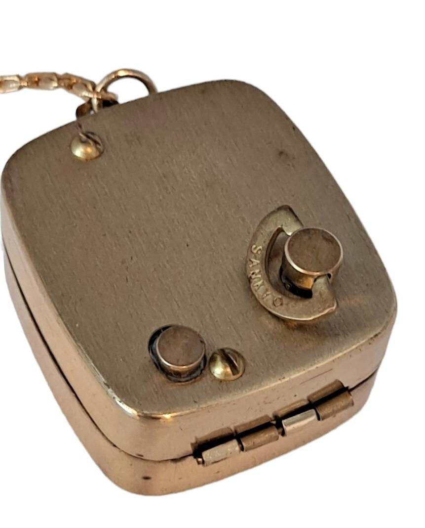 1980s Sankyo Music Box Keychain Black and Gold Etsy