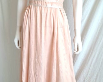Vintage Gunne Sax Prairie Maxi Dress Lace Trim Peasant Dress Jessica McClintock Cottagecore Dress
