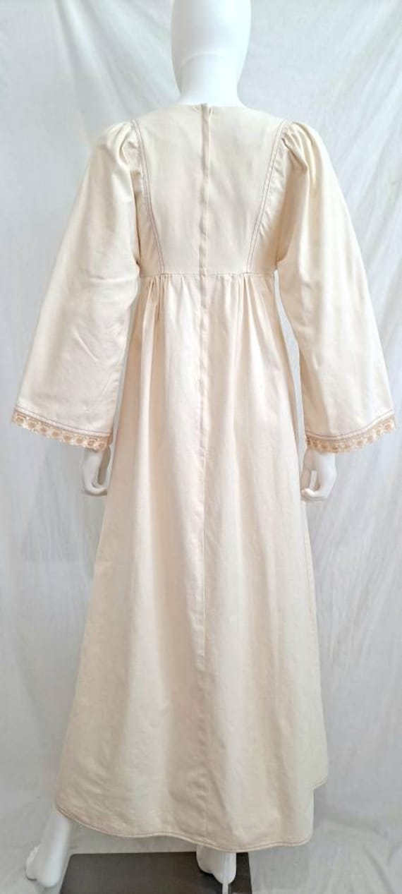 California Charmer Cotton Peasant Prairie Maxi Dr… - image 4