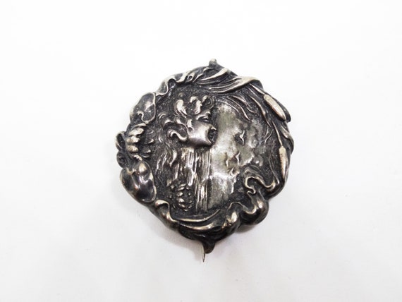 Antique Unger Brothers Art Nouveau Sterling Silver Re… - Gem