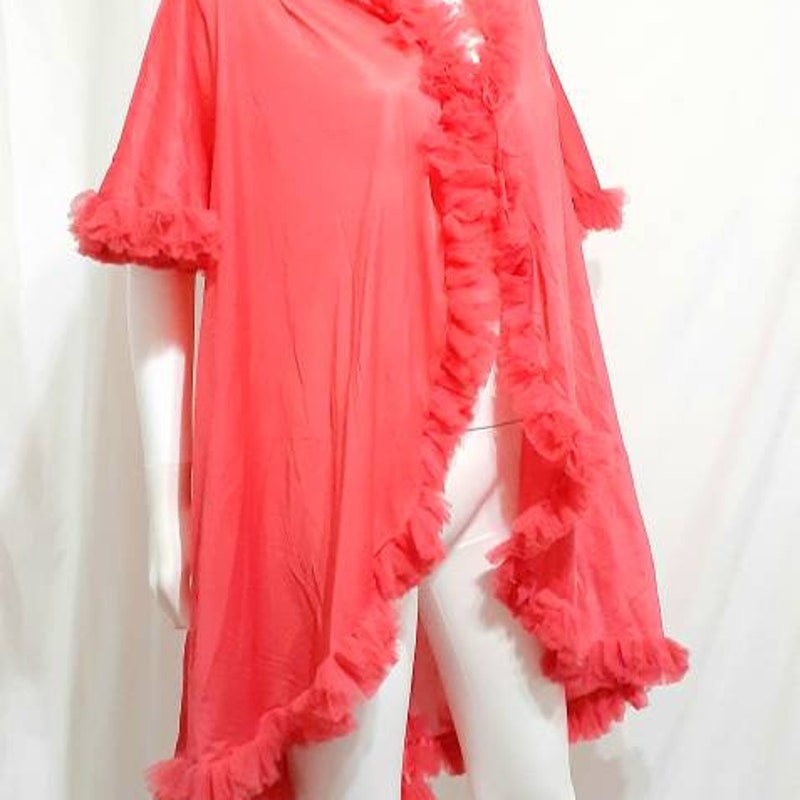 Stretch Mesh Chemise & Robe Black 2x