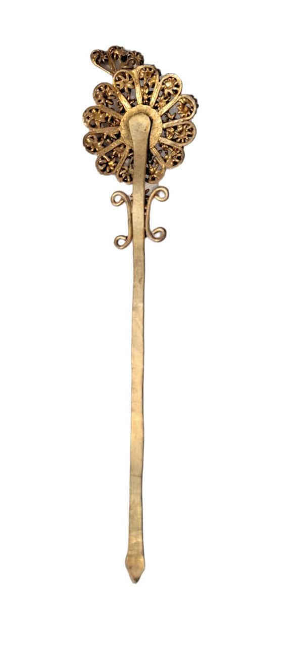 Antique Gold Metal Hair Forks Hair Picks Hair Sticks … Gem