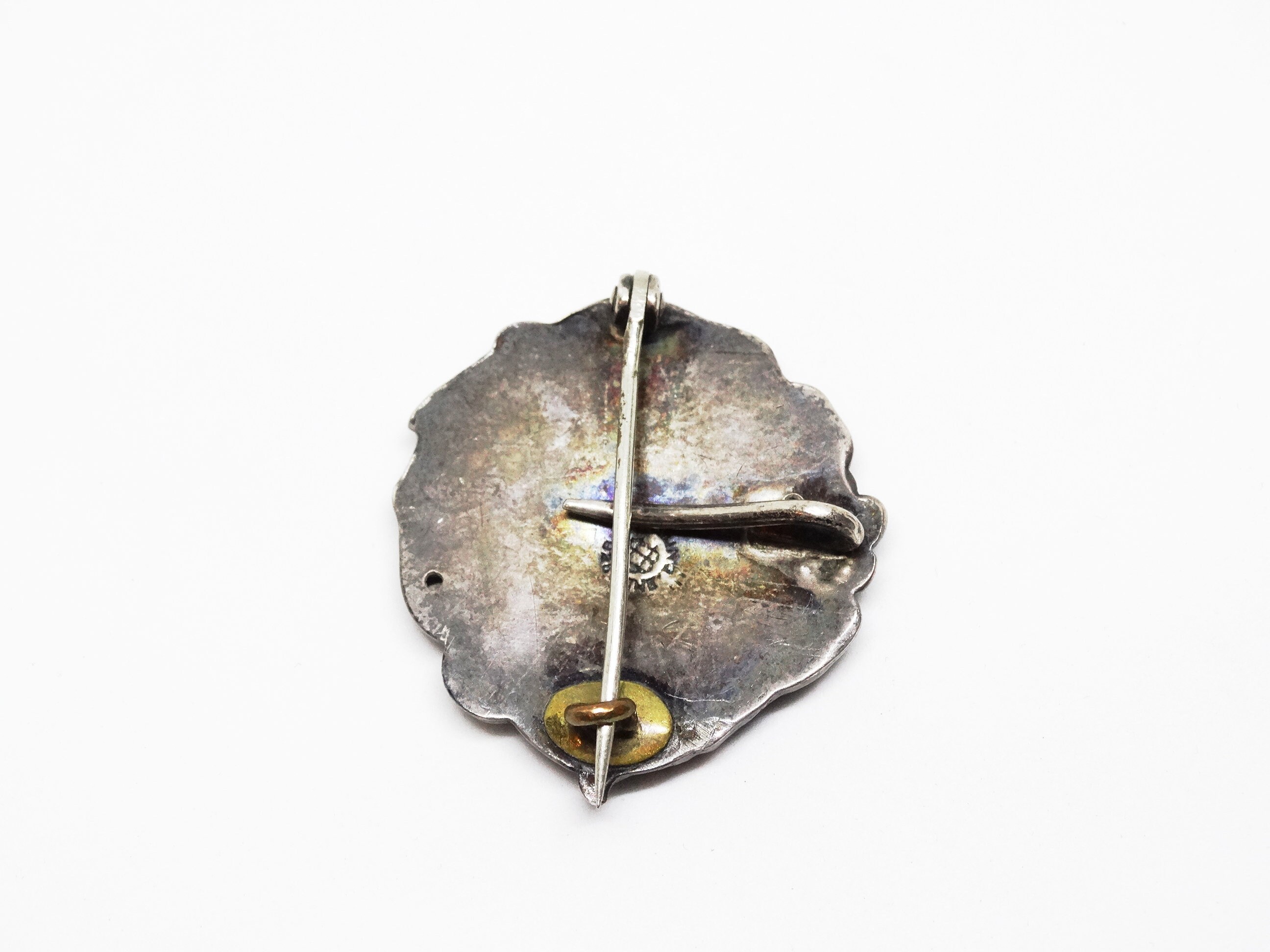 Antique Unger Brothers Art Nouveau Sterling Silver Repousse Woman in ...