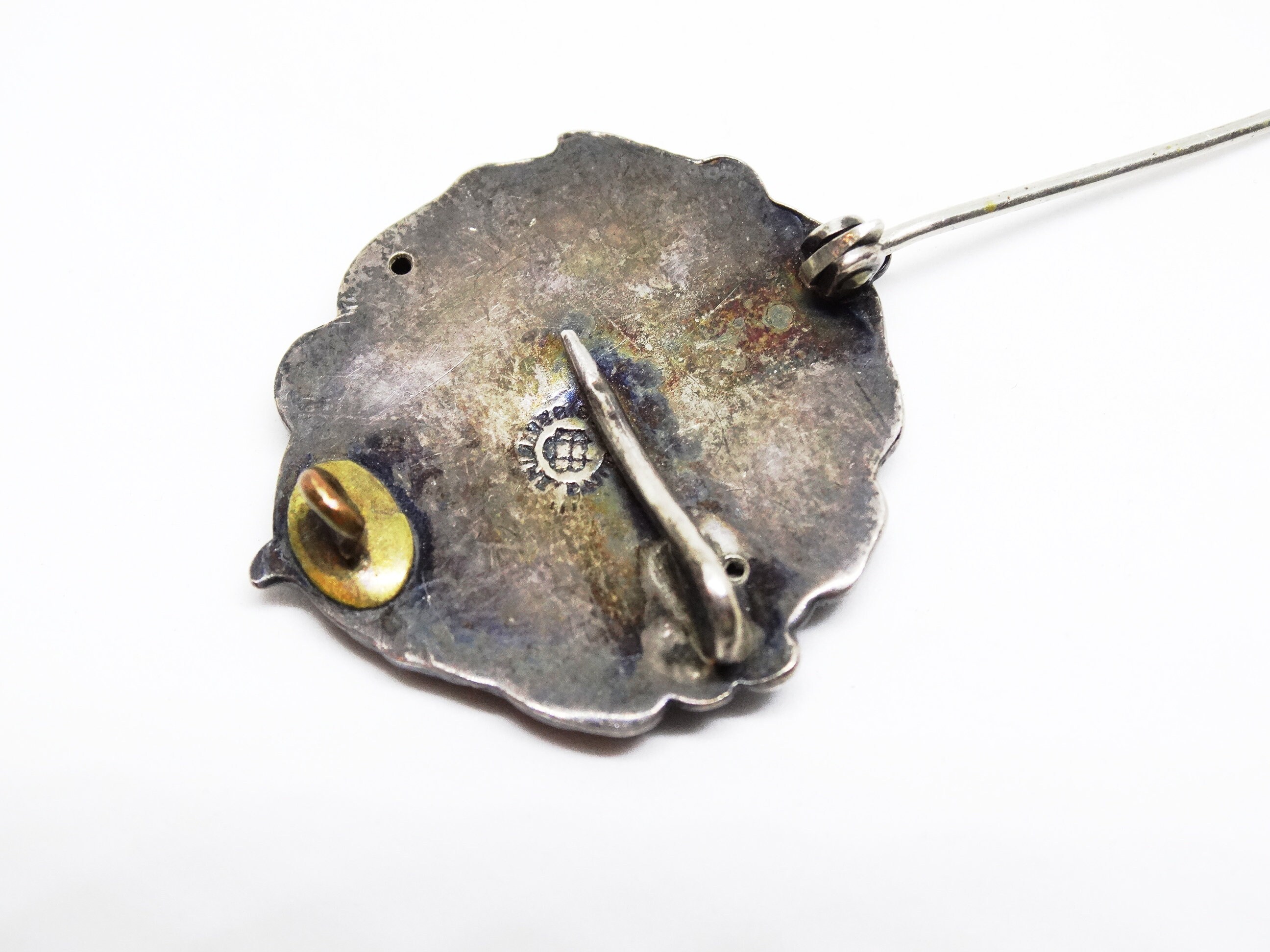 Antique Unger Brothers Art Nouveau Sterling Silver Repousse Woman in ...