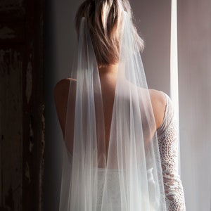 Boho Bridal Veil, Boho Weddingl Veil, Boho Vintage style Veil draped bohemian veil
