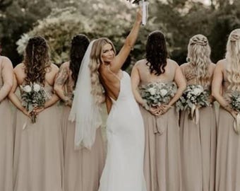 Soft Bridal Wedding Veil, classic veil ,ivory bridal Veil Elbow Fingertip Chapel Cathedral length veil, bridal cut veil, Simple Sheer Veil