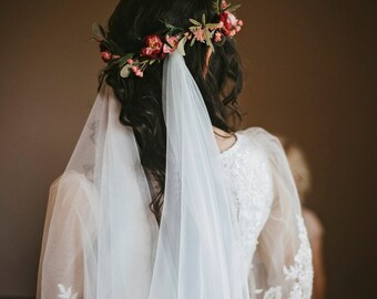 bohemian wedding veils