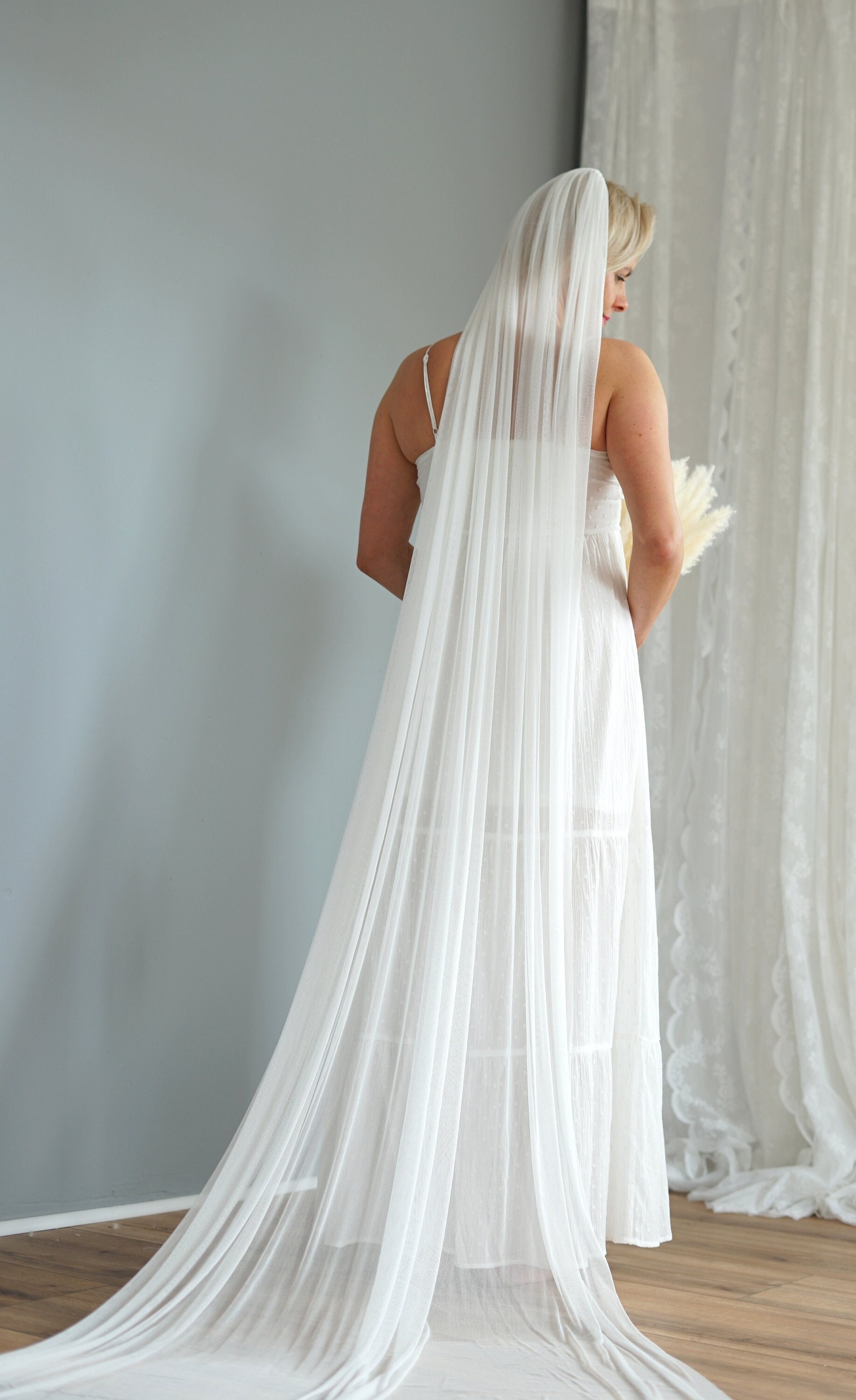 Velo da sposa di seta Italia