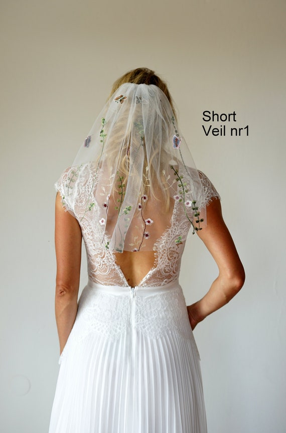 ウェディングアクセサリー GANISONG Bridal Rose Blooming Short Veil White Bridal Rose Blooming Short Veil_white
