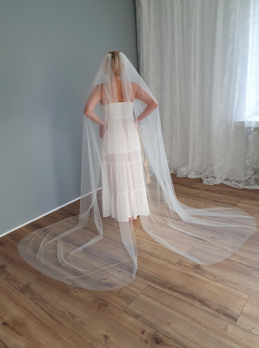 Alas de novia para boda, alas suaves para novia, velo de alas de novia para  boda boho, velo largo moderno para novia, velo de alas de novia, cubierta 