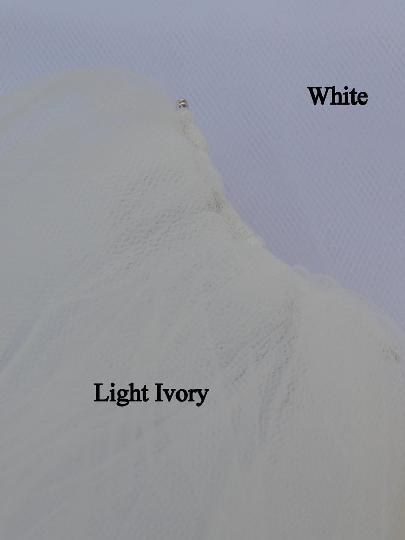 Veil Cape, Bridal cape, Wedding Bridal cape veil Ivory long Modern veil Draped bridal cape coverup, english veil, shoulder train image 6