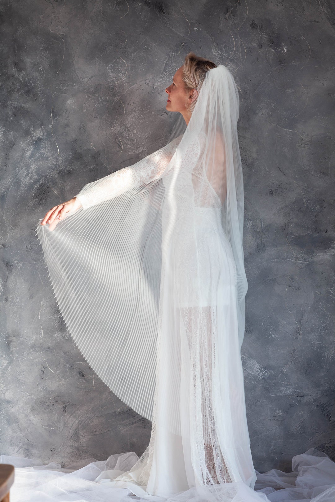 Harvest Veil Pleated Dress