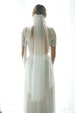 Soft Bridal Wedding Veil, white ivory bridal Veil Elbow Fingertip Floor Chapel Cathedral length veil bridal veil cut veil, Simple Sheer Veil
