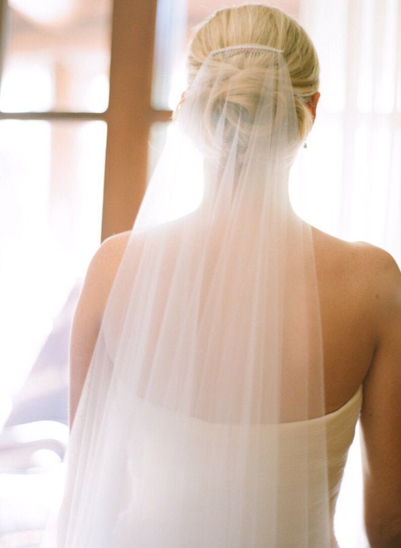soft wedding veil