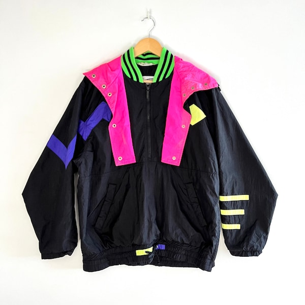 Vintage Neon Windbreaker