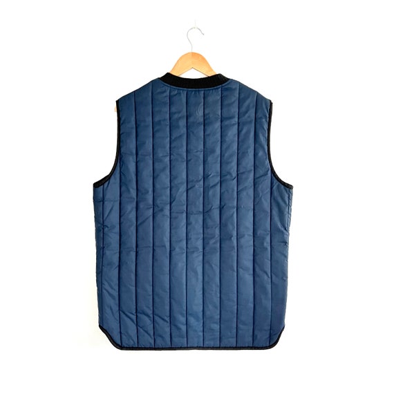 Vintage Workwear Puffer Vest - image 2