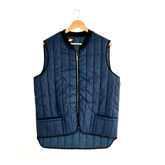 Vintage Workwear Puffer Vest - image 1