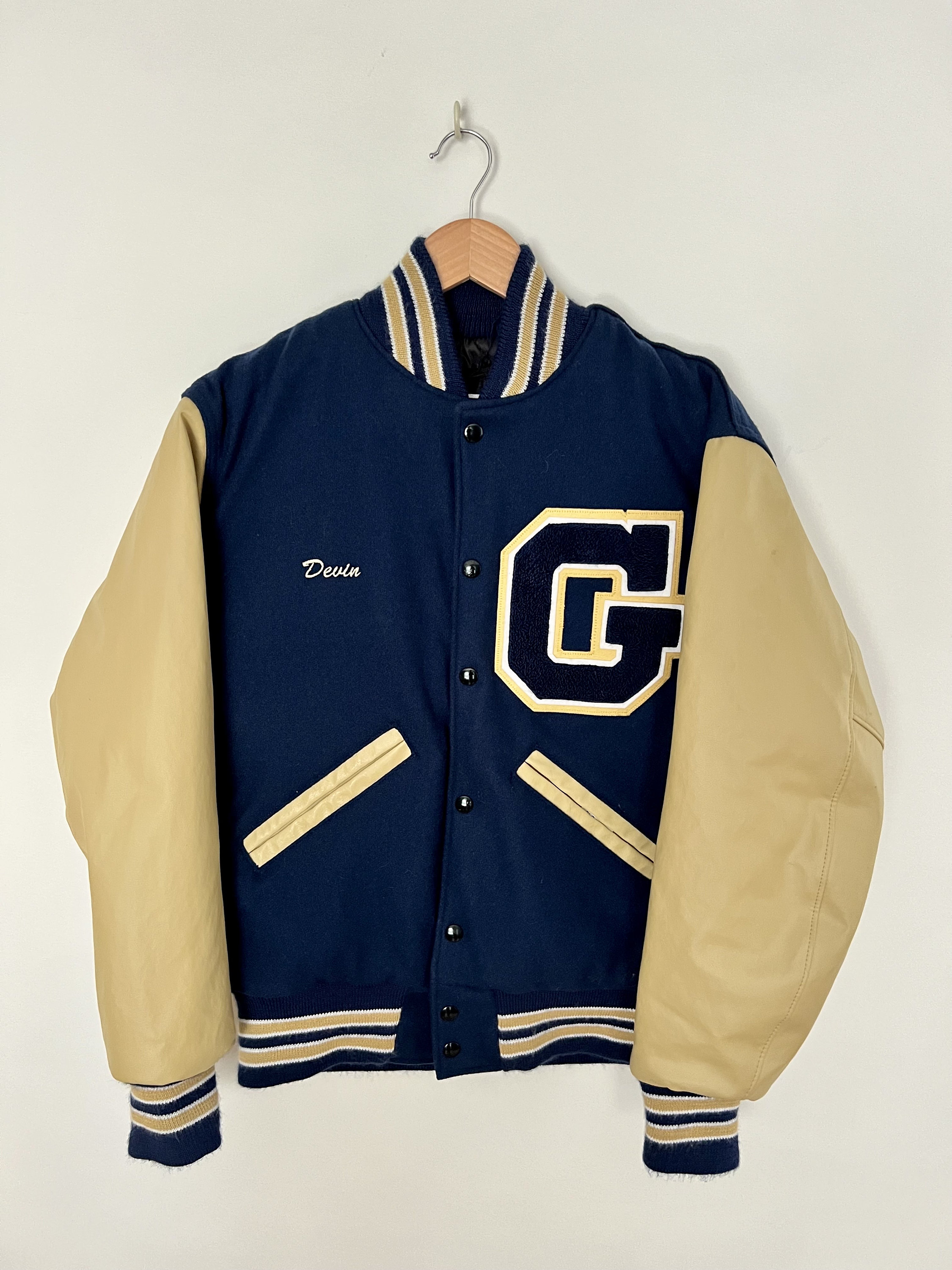 ジャケット・アウター Dime Letterman Wool Jacket Almond Dime - Letterman Wool Jacket | HBX - Globally Curated