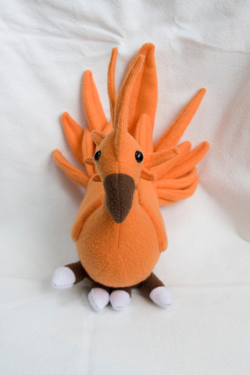 Chocobo Plush Orange | Etsy
