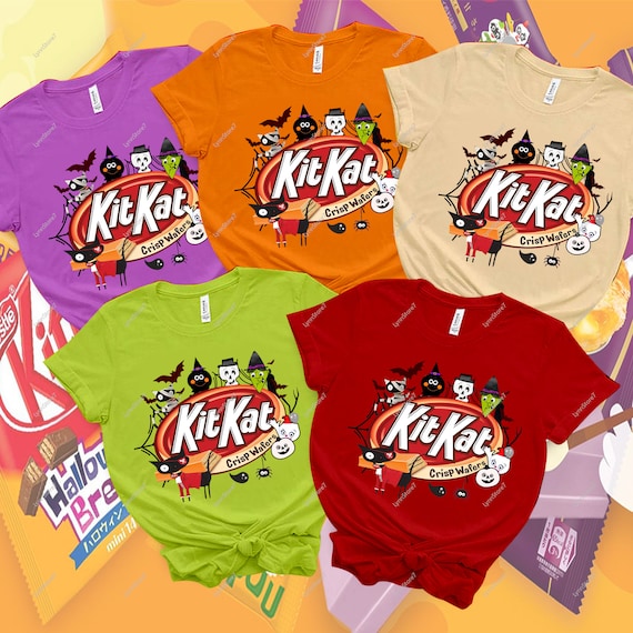 Kitkat Halloween Costume Shirt Kitkat Tshirt Kitkat Candy Etsy