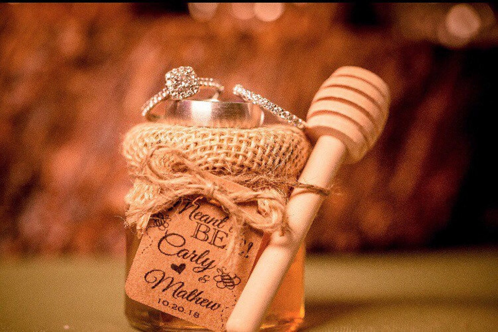 50 Meant to Bee Honey Jar Favors Etsy